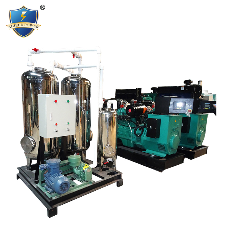 80KW沼氣發(fā)電機組+脫硫系統